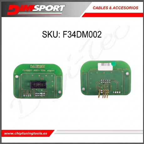 Adaptador de terminal para CPU Motorola MPC5xx Bosch ME9 MED9 EDC16 Dimsport F34DM002 para herramientas de programación en banco.

