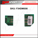 Adaptador de terminal para CPU Motorola MPC5xx Bosch EDC7 camiones Dimsport F34DM008 para uso con placa base F34DM003 en herramientas de programación.