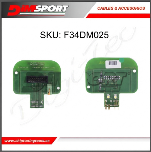 Adaptador de terminal para CPU MPC56xx SPC56x Marelli Dimsport F34DM025 para herramientas de programación en banco.

