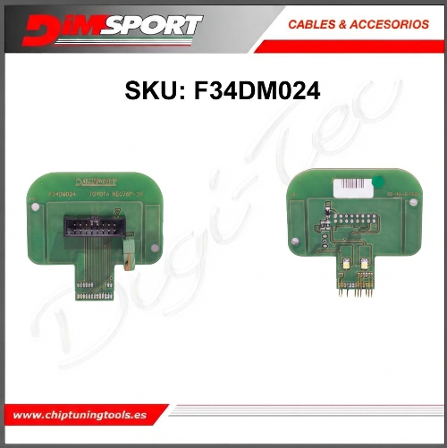 Adaptador de terminal de 26 pines NEC NBD Denso Toyota Dimsport F34DM024 para herramientas de programación en banco.