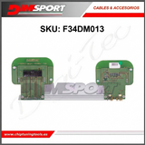 Adaptador de terminal para CPU Motorola MPC55xx Freescale MPC56xx Delphi Dimsport F34DM013 para herramientas de programación en banco.
