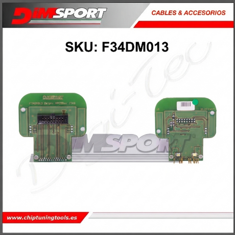 Adaptador de terminal para CPU Motorola MPC55xx Freescale MPC56xx Delphi Dimsport F34DM013 para herramientas de programación en banco.
