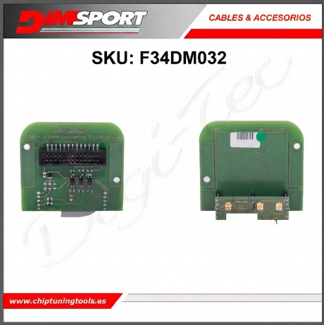 Adaptador de terminal para CPU Infineon Tricore Continental SID208 SID209 Ford Dimsport F34DM032 para herramientas de programación en banco.
