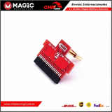 Detalle de la iluminación LED integrada en el adaptador BDM Delphi FLX4.10E
