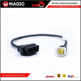 Cable original FLX2.73 para ECU Bosch MSE6.0 en motos Benelli.