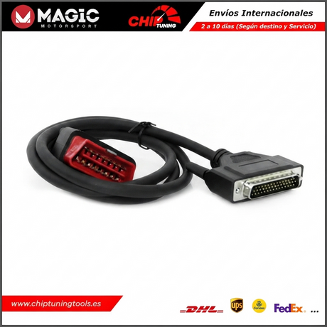 Conector hacia el programador FLEX del cable de diagnóstico FLX2.10.