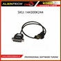 Cable de 4 pines 144300K244 para la conexión y programación en centralitas Continental, Bosch y Melco de motocicletas Ducati alientech.