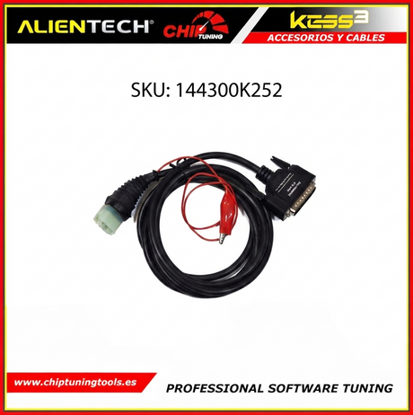 Cable de 6 pines 144300K252 para la conexión y programación en motocicletas Husqvarna y KTM alientech.