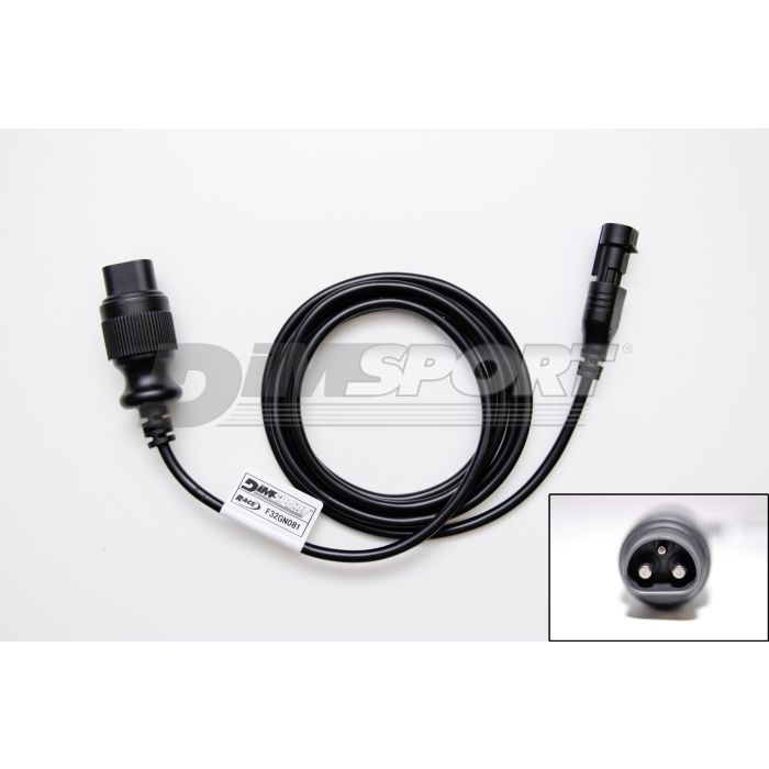 Conector de diagnóstico Genius Fendt/MF de 4 pines + cable de alimentación de 3 pines 