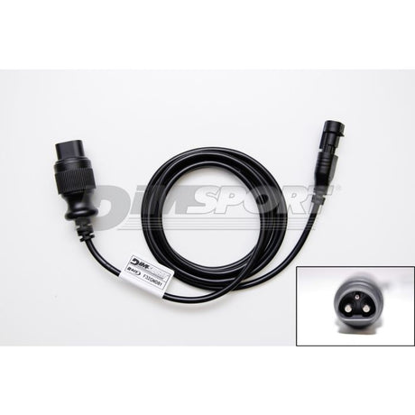 Conector de diagnóstico Genius Fendt/MF de 4 pines + cable de alimentación de 3 pines 