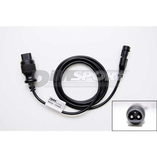 Conector de diagnóstico Genius Fendt/MF de 4 pines + cable de alimentación de 3 pines 