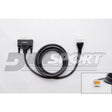 Conector de diagnóstico de 6 pin para Moto Benelli/CF (DELPHI MT05/BOSCH MS606 ECUs) 