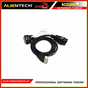 Cable de doble conector Mitsubishi 144300K239 para conexión y programación de centralitas.