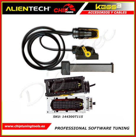 Cable Alientech 144300T115 para conexión en modo servicio Volvo TRW.