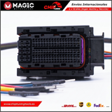 Detalle del conector específico para unidades de control Marelli MM10J.