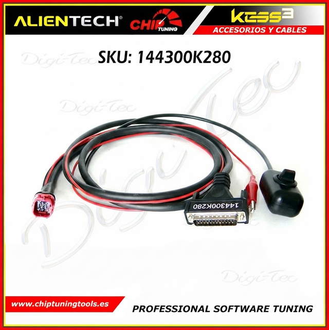 Cable E5 144300K280 para la conexión y programación en motocicletas KTM alientech.