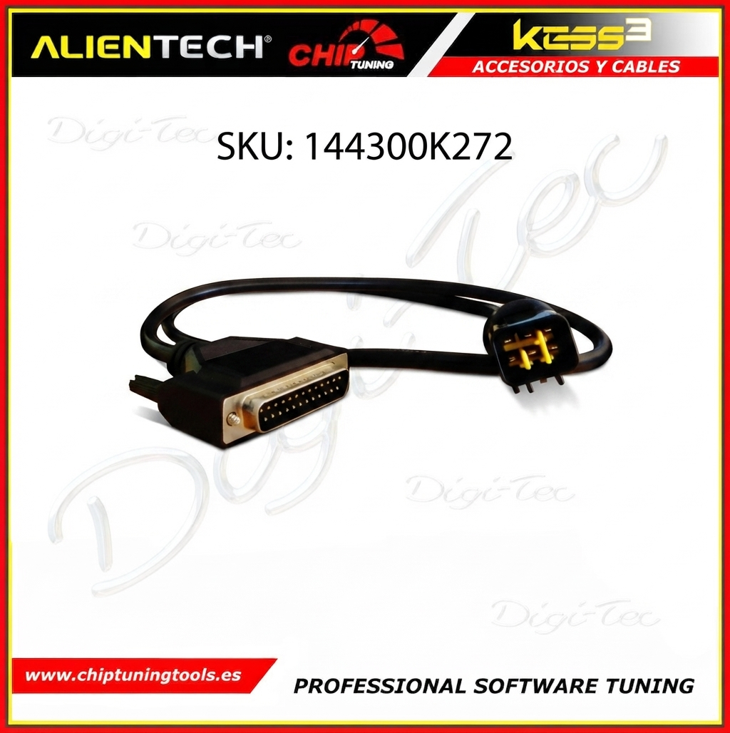 Cable OBD 144300K272 para la conexion y programacion en motocicletas Benelli alientech.