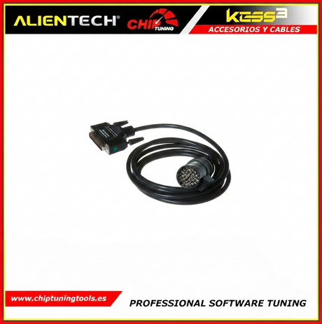 Cable redondo de 30 pines 144300K209 para la conexión y programación en vehículos comerciales y pesados IVECO.