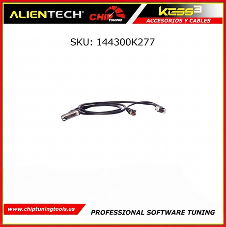 Cable redondo de 9 pines 144300K277 para la conexión y programación en maquinaria agrícola Massey Ferguson alientech.
