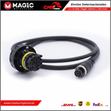 Detalle técnico de los conectores dedicados para transmisiones automáticas de doble embrague DSG de Volkswagen y Audi.
