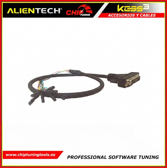 Cable universal Alientech 144300KUNI para programación de ECU con KESS3  