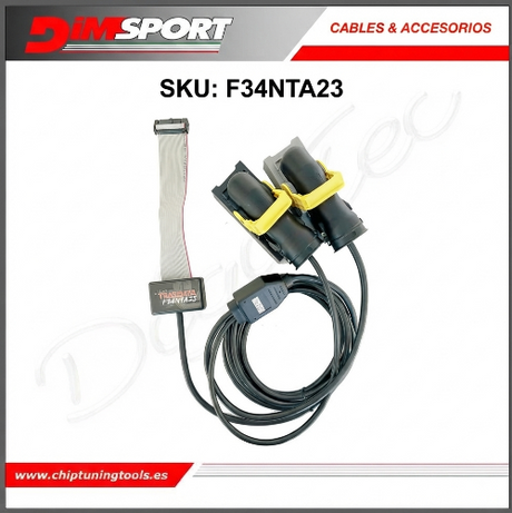 Cableado con conector de ECU EMS2.x TRW Volvo Renault Trucks Dimsport F34NTA23 para herramientas de programacion