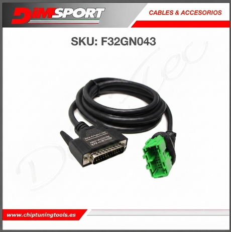 Conector diagnóstico 16 pines Volvo Truck MWM Volvo Penta Dimsport F32GN043.
