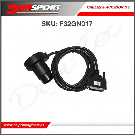 Conector de diagnóstico 38 pines IVECO LCV Dimsport F32GN017.

