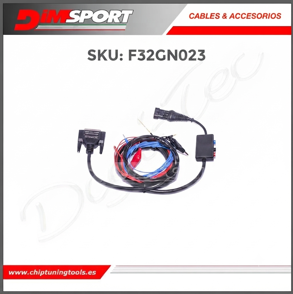 Conector de diagnostico de 3 pin para fiat alfa romeo y lancia dimsport F32GN023.