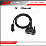 Conector de diagnóstico de 4 pines Fendt línea K Dimsport F32GN047 para herramientas New Genius y The-Genius (Master/Slave)