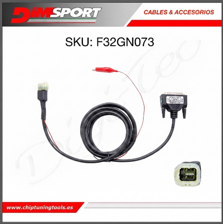 Conector de diagnóstico de 4 pines Honda Dimsport F32GN073 para herramientas The Genius.