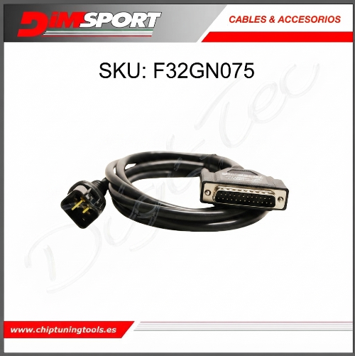 Conector de diagnóstico de 6 pines Benelli CF Moto Delphi Bosch Dimsport F32GN075 para herramientas The Genius.