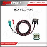 Conector de diagnóstico de 6 pines Kawasaki Dimsport F32GN080 para herramientas The Genius.