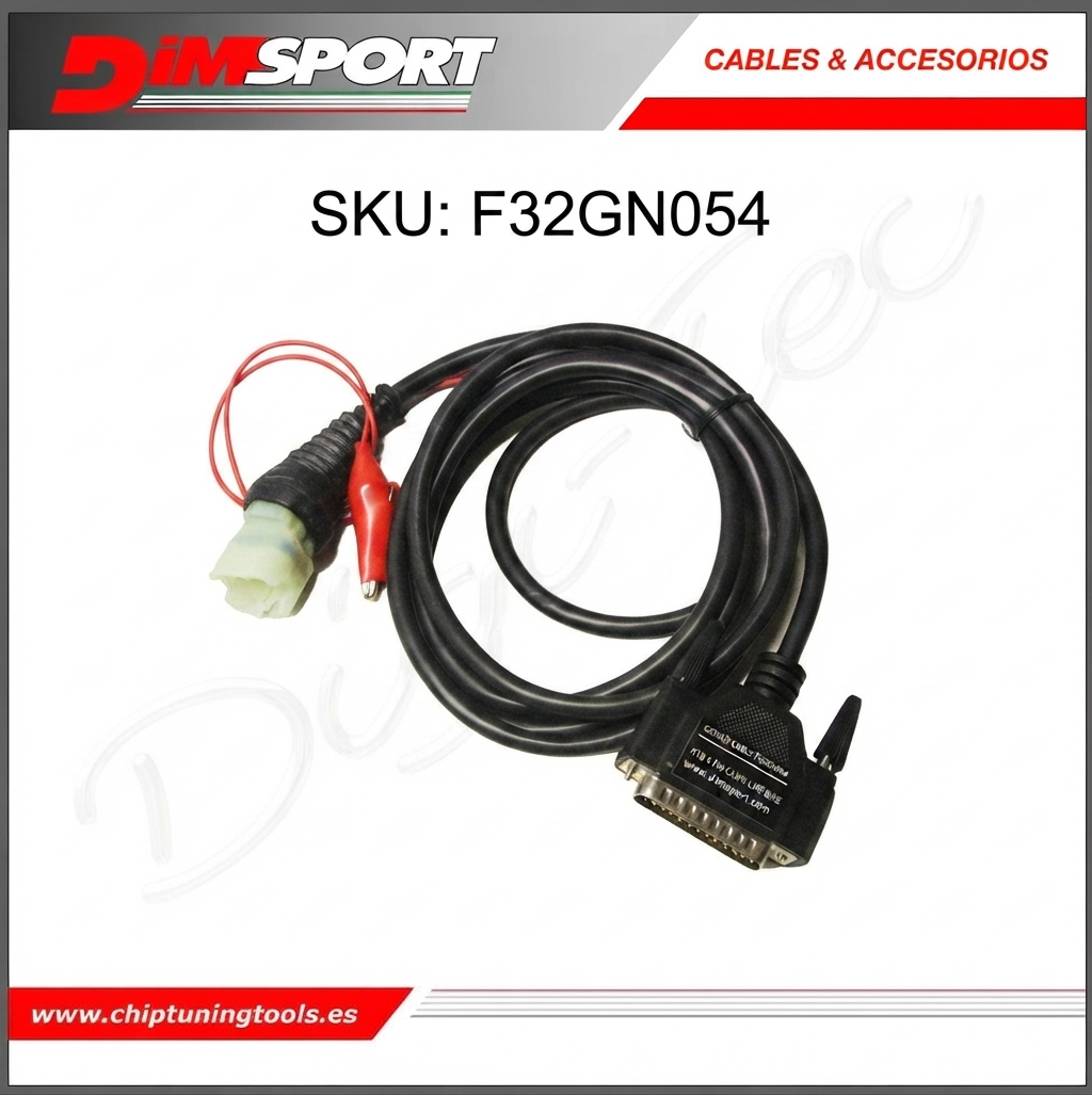 Conector de diagnóstico de 6 pines KTM para centralitas Keihin Dimsport F32GN054.