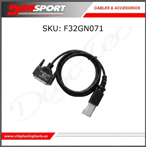 Conector de diagnóstico de 6 pines Rotax BRP Dimsport F32GN071 para herramientas The Genius.
