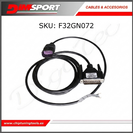 Conector de diagnóstico de 8 pines Polaris Dimsport F32GN072 para herramientas The Genius.
