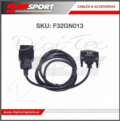 Conector obd especifico para vehiculos porsche con bosch m5 2 2 dimsport F32GN013.