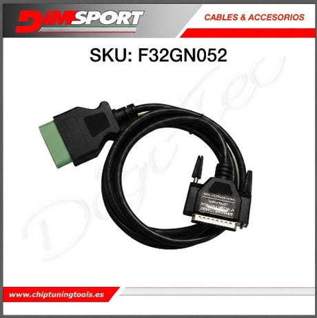 Conector OBD específico para Toyota Lexus Lotus Dimsport F32GN052 para equipos de programación y diagnóstico.
