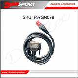 Conector OBD estándar para motos Euro 5 Dimsport F32GN078 para herramientas The Genius.
