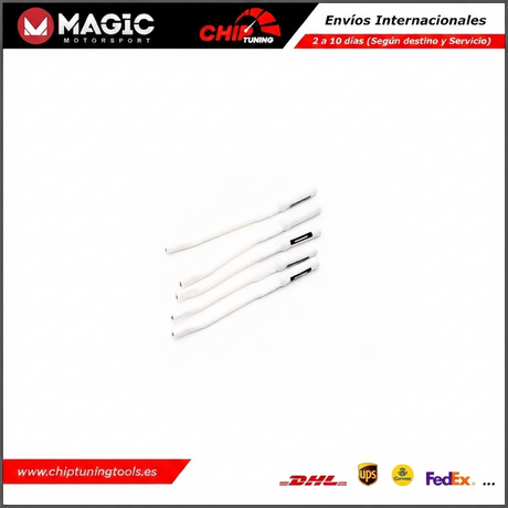 Conexión de adaptadores FLK43 con cables FLK35 para programación de ECUs y TCUs.