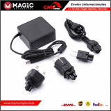 Fuente de alimentación conmutada FLK49 para programador FLEX de Magic Motorsport con adaptadores incluidos.