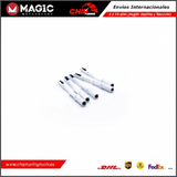 Primer plano de los 4 adaptadores del kit suplementario FLK43.