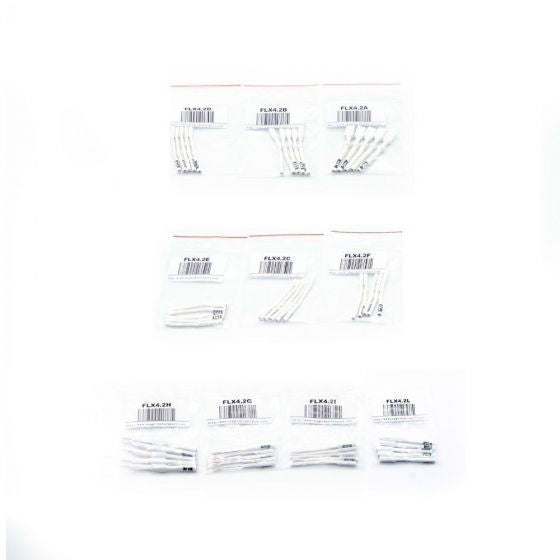 Kit de adaptadores: Juego de 10 adaptadores de clavija a FLX35 -FLK42.V02