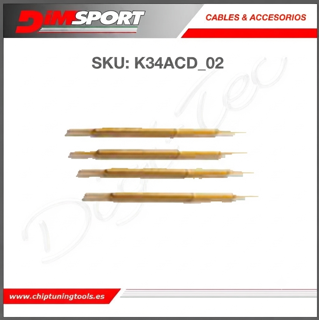 Juego opcional de 4 puntas de aguja para varillas bnp dimsport k34acd_02