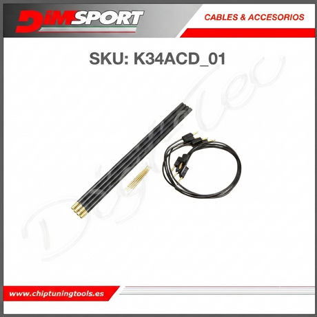 Juego adicional de 4 varillas con puntas de aguja para marco bnp dimsport k34acd_01.