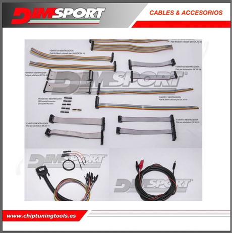 Kit de cables planos repuesto new trasdata dimsport