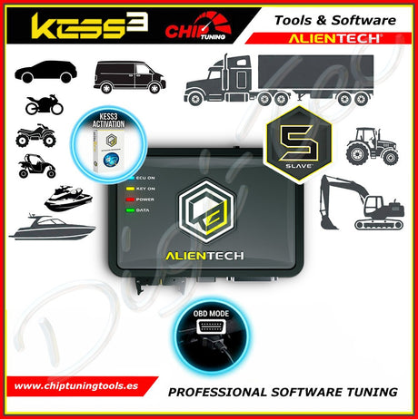 Kit KESS3 con activacion Slave FULL OBD para reprogramación de centralitas por puerto de diagnosis