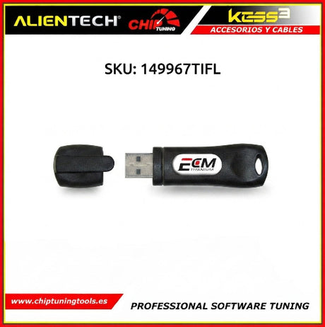 Llave de Seguridad USB ECM Titanium Alientech 149967TIFL.