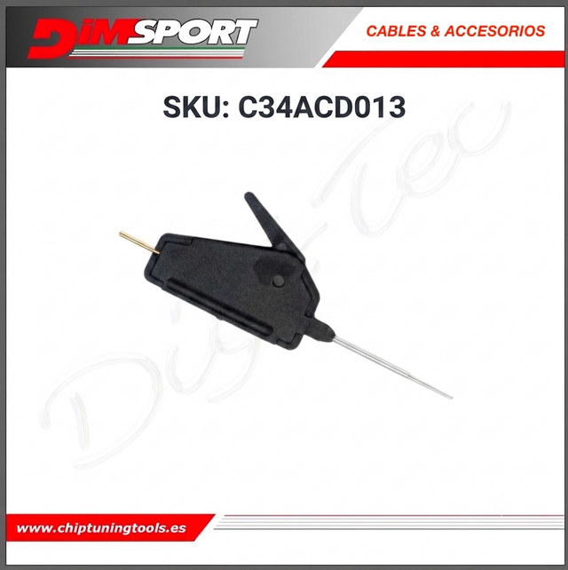 Micro pinzas aisladas de 0.025 para conexion directa a cpu dimsport c34acd013.