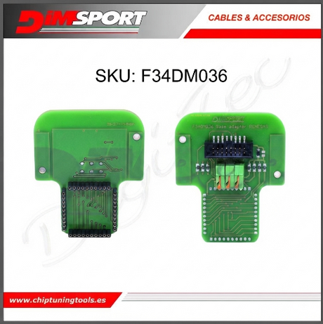 Placa base para adaptadores de terminal F34DM037 y F34DM038 SH725xxx Dimsport F34DM036 para uso en herramientas de programación.
